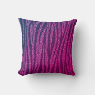 Coussin Parties scintillant rose Zèbre Imprimer Cuisine mé