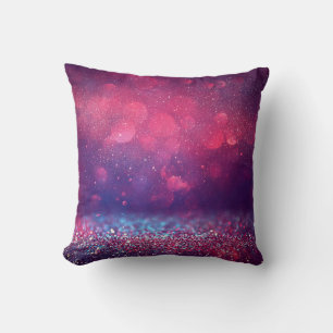 Coussin Parties scintillant rouge vintage feux arrière - p