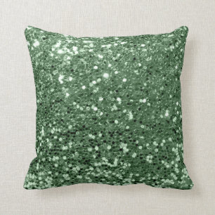 Coussin Parties scintillant Sequin Blush Grass Green Glam