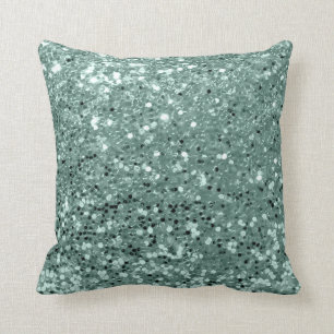 Coussin Parties scintillant Sequin Blush Mint Green Glam