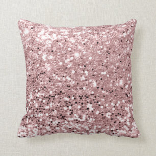 Coussin Parties scintillant Styliste Séquence de mode rose