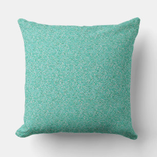 Coussin Parties scintillant verte Imprimer Scatter métalli