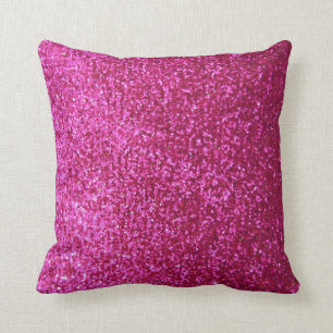 Coussin Parties scintillantes de Faux de roses indien