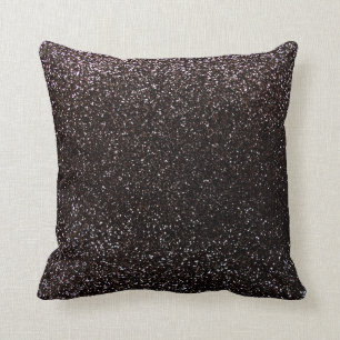 Coussin Parties scintillantes noires
