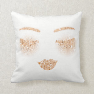 Coussin Parties scintillantes scintillantes d'or de