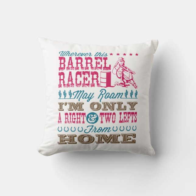 Coussin Partout où ce pilote de fûts peut rouler Barrel Ra (Recto)