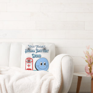 Coussin Pas Aujourd'Hui, Batterie Sociale Mort Lai Oreille