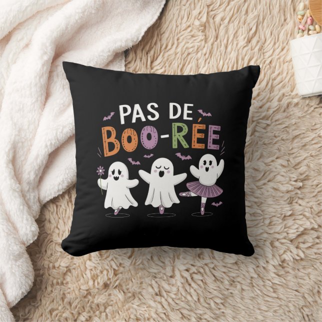 Coussin Pas de BOO-ree Professeur de danseuse de ballet fa (Couverture)