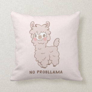 Coussin Pas de problème Llama