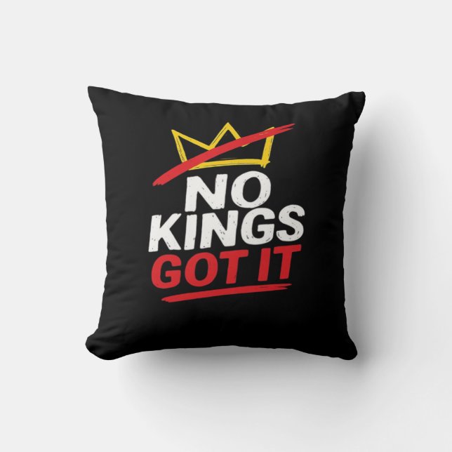 Coussin Pas de rois, créatif décontracté (Recto)