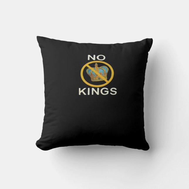 Coussin Pas de rois, dessin amusant (Recto)
