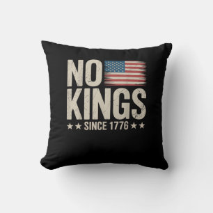 Coussin Pas de rois en Amérique depuis 1776 Esprit de libe