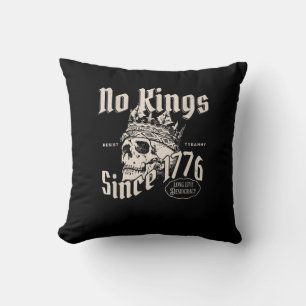 Coussin Pas de rois en Amérique depuis 1776 Esprit de libe