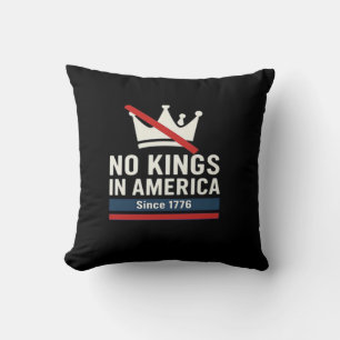 Coussin Pas de rois en Amérique depuis 1776 Graphique patr