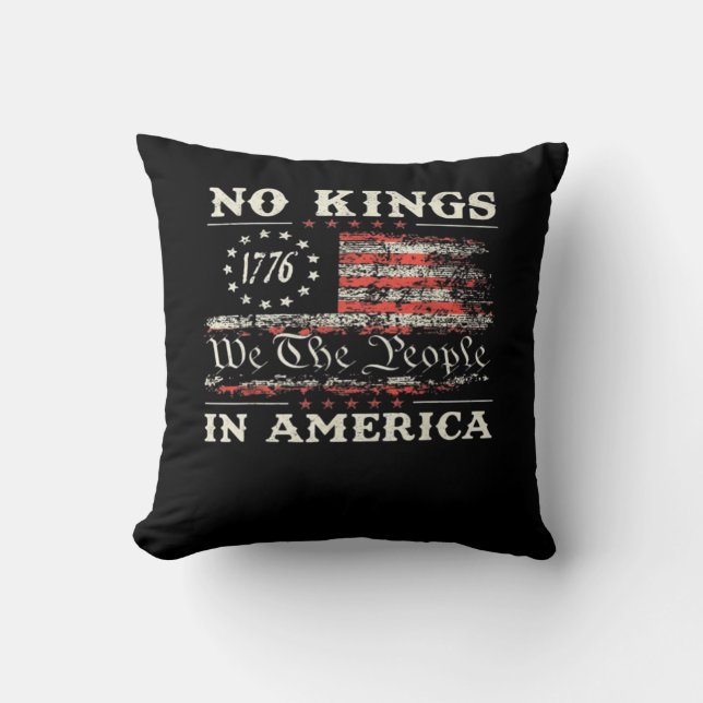 Coussin Pas de rois en Amérique États-Unis Indépendance Cl (Recto)