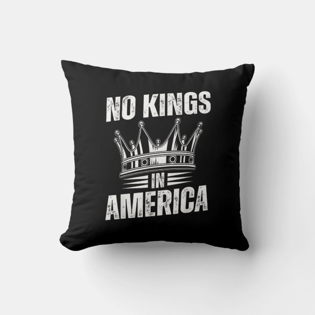 Coussin Pas de rois en Amérique Indépendance des États-Uni (Recto)