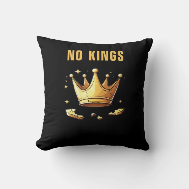 Coussin Pas de rois. Visuel simple mais percutant d'une de (Recto)