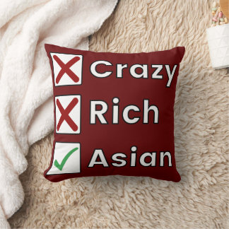 Coussin Pas Fou, Pas Riche, Juste Asiatique