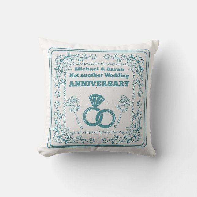 Coussin Pas un autre anniversaire de mariage (Recto)