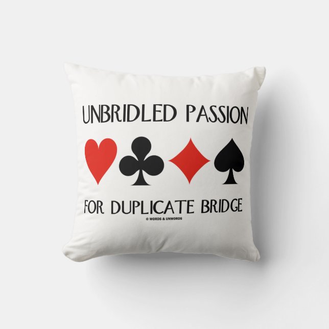 Coussin Passion Débridée Pour Les Combinaisons De Cartes D (Recto)