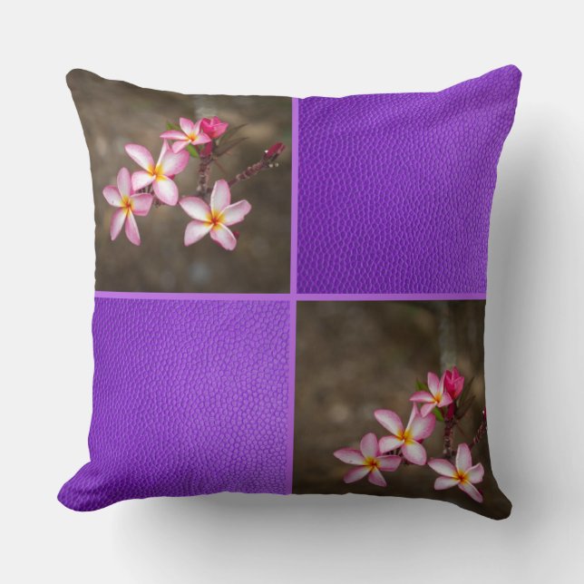 Coussin Passion violette (Recto)