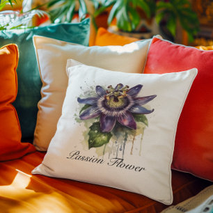 Coussin Passionné Purple Passion Fleur