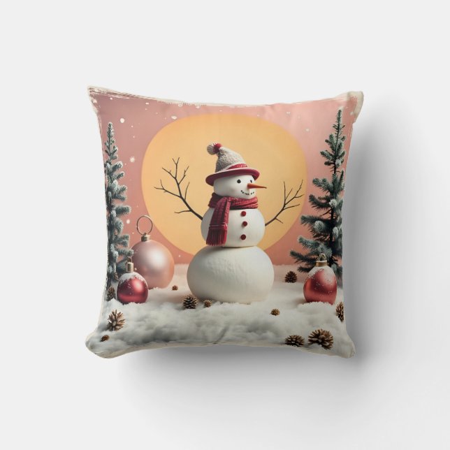 Coussin Pastel Christmas - Throw Pillow (Recto)