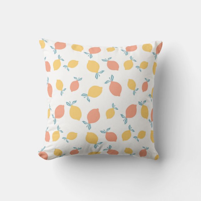 Coussin Pastel Citrus Delight (Recto)