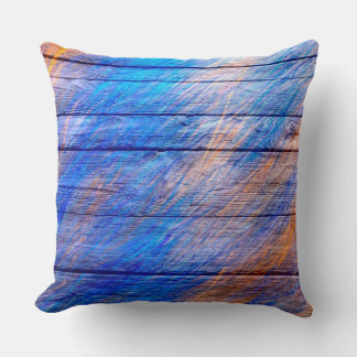 Coussin Pastel coloré sur bois