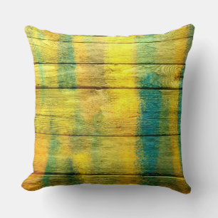 Coussin Pastel Coloré sur bois #7