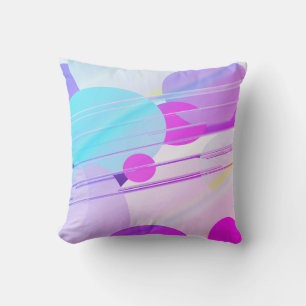 Coussin Pastel Couleur arrondi Forme ovale Motif Jeu d'ore