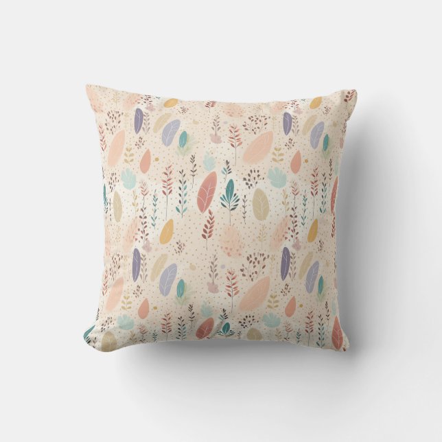 Coussin Pastel de style bohème (Recto)