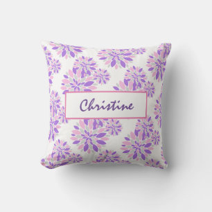 Coussin Pastel Fleur Pétale Christine Cushion Lisse Oreill