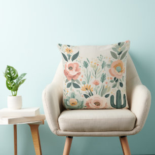Coussin Pastel Floral Fiesta