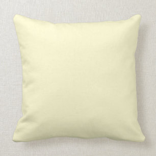 Coussin Pastel Lemon Jaune Pale Douce Meringue Jaune