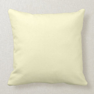 Coussin Pastel Lemon Jaune Pale Douce Meringue Jaune