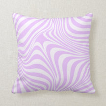 Pastel Lilac Purple Wavy Super Lines Motif
