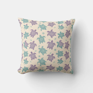 Coussin Pastel Mandala Turtle Pattern