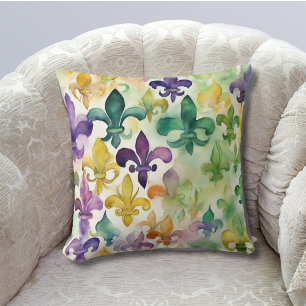 Coussin Pastel Mardi Gras