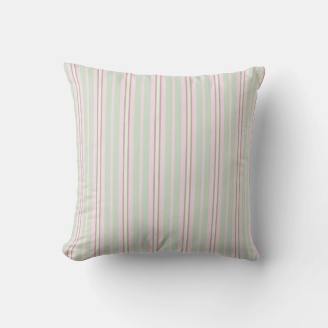 Coussin pastel stripes pattern (Recto)