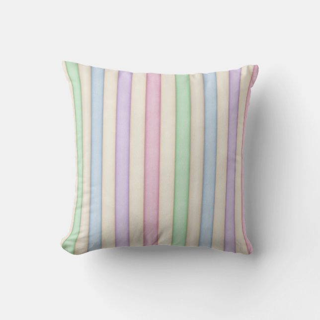 Coussin Pastels Colorés Distresses (Recto)