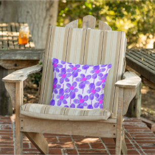 Coussin Pastels d'été craie floraux