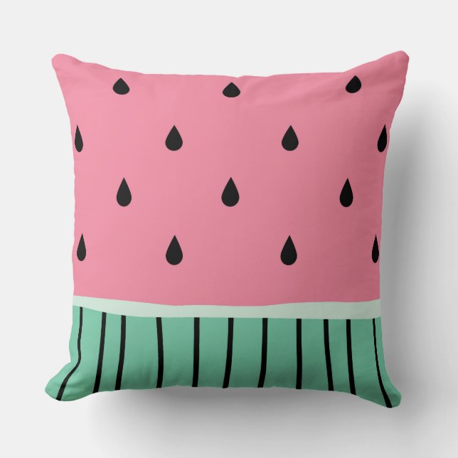 Coussin Pastèque douce (Recto)