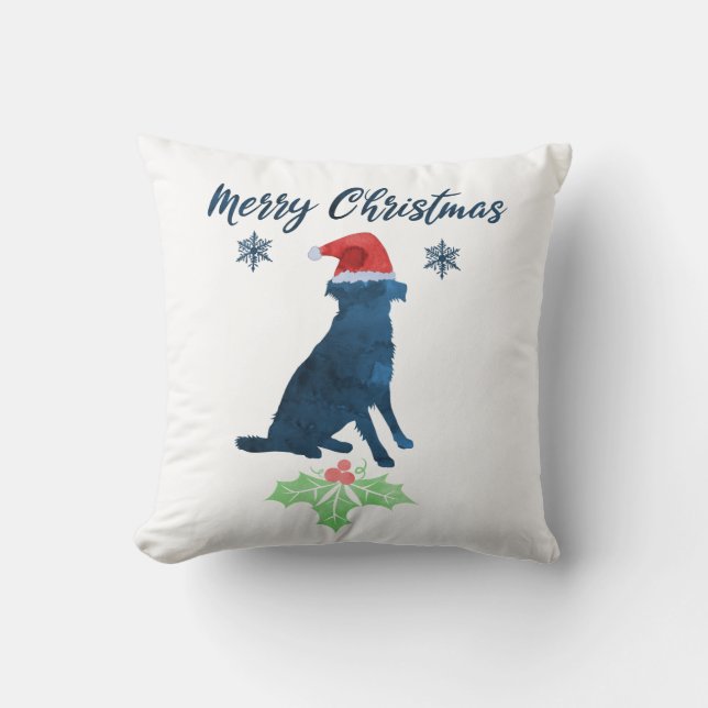 Coussin Pasteur australien de Noël (Recto)