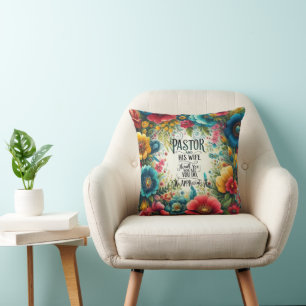 Coussin ✝️ Pasteurs Femme Appréciation Cadeau Bénédiction 