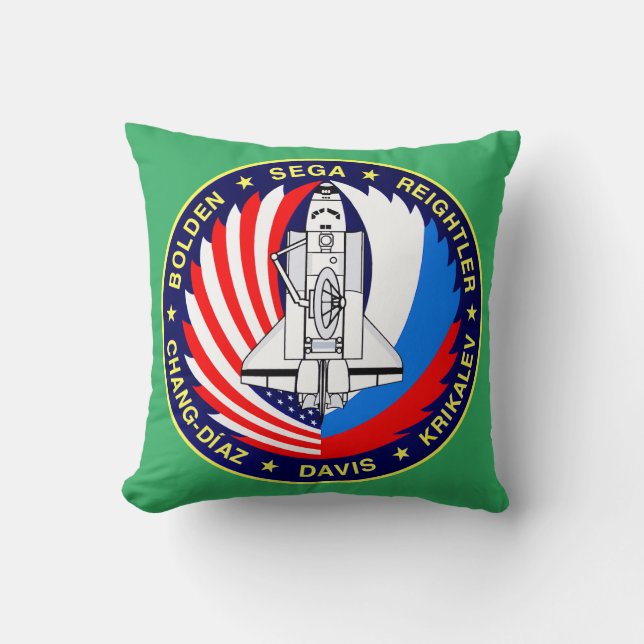 COUSSIN PATCH DE MISSION STS-60 (Recto)