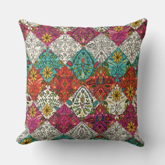 Coussin patchwork aziza