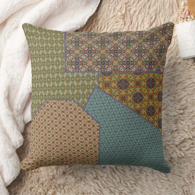 Coussin Patchwork de Motifs (Couverture)