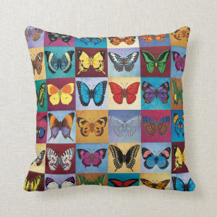 Coussin Patchwork de papillon