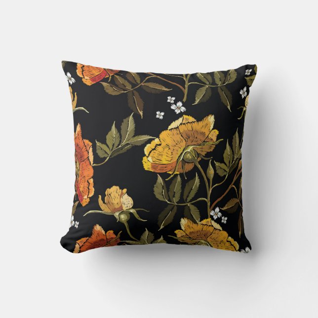 Coussin Patchwork Gentl : dessin manuel (Recto)